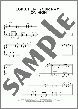 Lord, I Lift Your Name On High(Rick Founds) 楽譜 ピアノ（ソロ） ダウンロード
