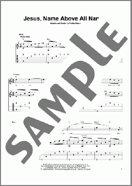 Jesus, Name Above All Names(Naida Hearn) 楽譜 ギター（その他） ダウンロード