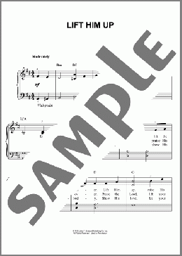 Lift Him Up(Reba Rambo Gardner) 楽譜 ピアノ（ソロ） ダウンロード