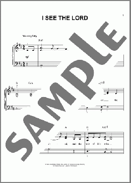 I See The Lord(Chris Falson) 楽譜 ピアノ（ソロ） ダウンロード