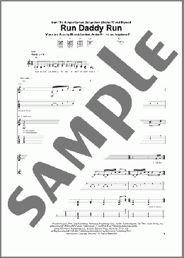 Run Daddy Run(Miranda Lambert/Hunger Games (Movie)/Pistol Annies) 楽譜 ギター（ソロ） ダウンロード