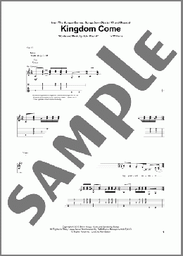 Kingdom Come(The Civil Wars/Hunger Games (Movie)) 楽譜 ギター（ソロ） ダウンロード