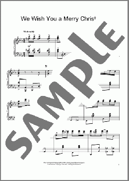 We Wish You A Merry Christmas [Ragtime version](Traditional English Folksong) 楽譜 ピアノ（ソロ） ダウンロード