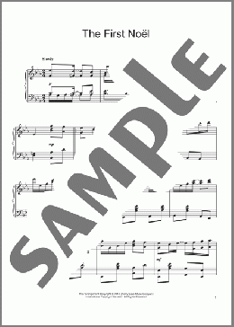 The First Noel [Ragtime version](17th Century English Carol) 楽譜 ピアノ（ソロ） ダウンロード