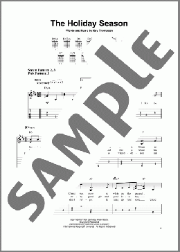 The Holiday Season(Kay Thompson) 楽譜 ギター（ソロ） ダウンロード