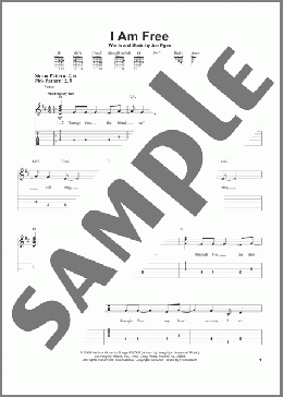 I Am Free(Newsboys/Jon Egan) 楽譜 ギター（ソロ） ダウンロード
