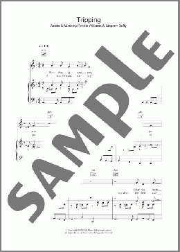 Tripping(Robbie Williams) 楽譜 ピアノ & ボーカル & ギター ダウンロード