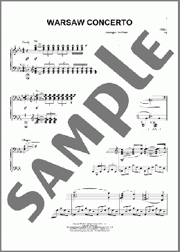 Warsaw Concerto(Richard Addinsell) 楽譜 ピアノ（ソロ） ダウンロード