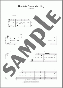 The Ants Came Marching(Traditional) 楽譜 その他 ダウンロード