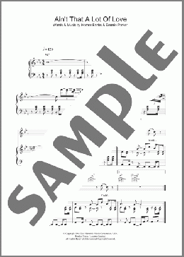 Ain't That A Lot Of Love(Simply Red) 楽譜 その他 ダウンロード