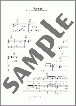 Sonnet(The Verve) 楽譜 その他 ダウンロード