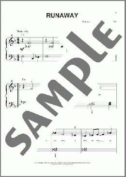 Runaway(Del Shannon) 楽譜 ピアノ（ソロ） ダウンロード