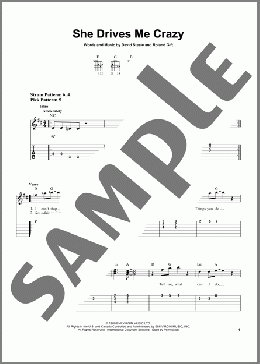 She Drives Me Crazy(Fine Young Cannibals) 楽譜 ギター（ソロ） ダウンロード