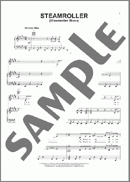 Steamroller (Steamroller Blues)(Billy Dean/James Taylor/Elvis Presley) 楽譜 ピアノ & ボーカル & ギター ダウンロード