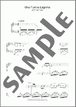Una Furtiva Lagrima (A Furtive Tear)(Gaetano Donizetti) 楽譜 ピアノ（ソロ） ダウンロード