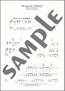 Where Am I Going?(Cy Coleman) 楽譜 その他 ダウンロード