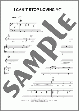 I Can't Stop Loving You(Don Gibson/Ray Charles/Elvis Presley) 楽譜 ピアノ & ボーカル & ギター ダウンロード