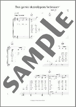 Den Gamle Skaerslippers Forarssang(Kai Normann Andersen) 楽譜 その他 ダウンロード