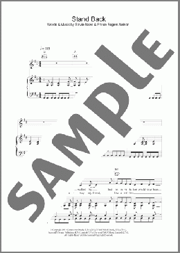 Stand Back(Prince/Stevie Nicks) 楽譜 その他 ダウンロード