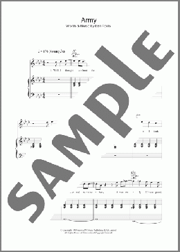 Army(Ben Folds/Ben Folds Five) 楽譜 その他 ダウンロード