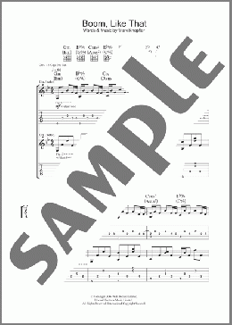 Boom, Like That(Mark Knopfler) 楽譜 ギター（ソロ） ダウンロード