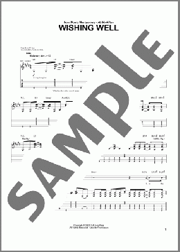 Wishing Well(Monte Montgomery) 楽譜 ギター（ソロ） ダウンロード