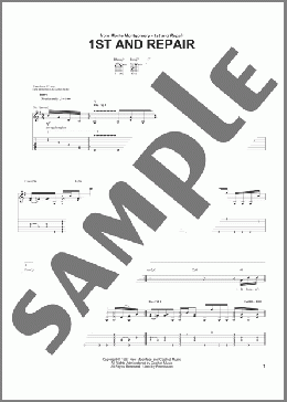 1st And Repair(Monte Montgomery) 楽譜 ギター（ソロ） ダウンロード