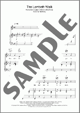 The Lambeth Walk(Noel Gay) 楽譜 その他 ダウンロード