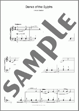 Dance Of The Sylphs (from The Damnation Of Faust)(Hector Berlioz) 楽譜 ピアノ（ソロ） ダウンロード