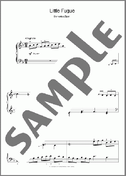 Little Fugue(Domenico Zipoli) 楽譜 ピアノ（ソロ） ダウンロード