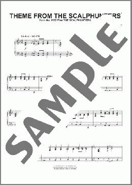 Theme from The Scalphunters(Elmer Bernstein) 楽譜 ピアノ（ソロ） ダウンロード