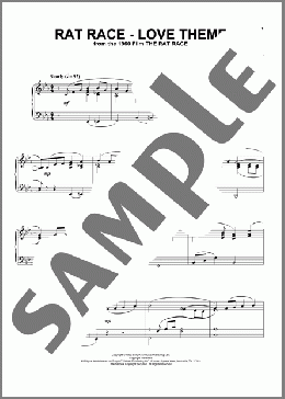 Rat Race - Love Theme(Elmer Bernstein) 楽譜 ピアノ（ソロ） ダウンロード