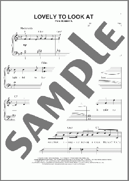 Lovely To Look At(Jerome Kern) 楽譜 ピアノ（ソロ） ダウンロード
