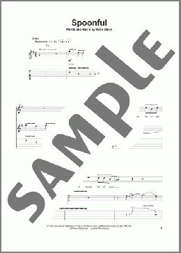 Spoonful(Cream/Eric Clapton/Willie Dixon) 楽譜 ギタースコア ダウンロード