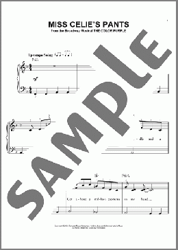 Miss Celie's Pants(The Color Purple (Musical)) 楽譜 ピアノ（ソロ） ダウンロード