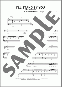 I'll Stand By You(The Pretenders/Glee (TV Series)/Glee Cast) 楽譜 ピアノ & ボーカル ダウンロード