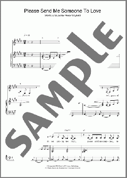 Please Send Me Someone To Love(Percy Mayfield) 楽譜 その他 ダウンロード