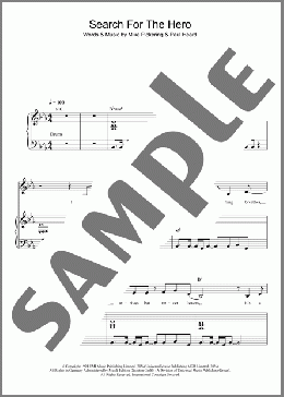 Search For The Hero(M People) 楽譜 ピアノ（ソロ） ダウンロード