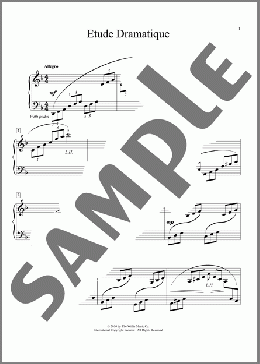 Etude Dramatique(Randall Hartsell) 楽譜 ピアノ（ソロ） ダウンロード