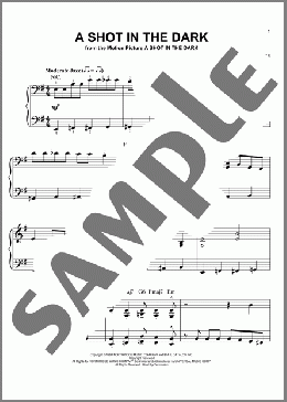 A Shot In The Dark(Henry Mancini) 楽譜 ピアノ（ソロ） ダウンロード