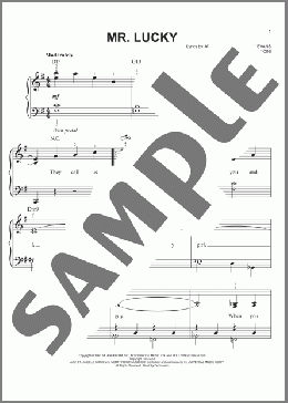 Mr. Lucky(Henry Mancini/TV Theme Song) 楽譜 ピアノ（ソロ） ダウンロード
