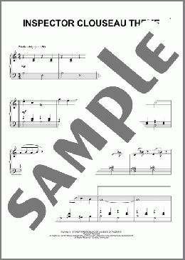 Inspector Clouseau Theme(Henry Mancini) 楽譜 ピアノ（ソロ） ダウンロード