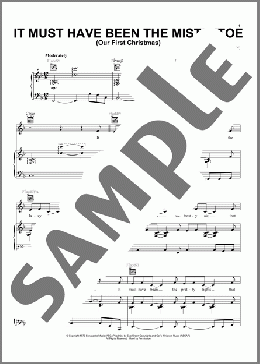 It Must Have Been The Mistletoe (Our First Christmas)(Barbara Mandrell) 楽譜 ピアノ & ボーカル & ギター ダウンロード