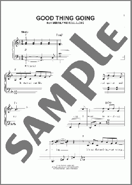 Good Thing Going(Stephen Sondheim) 楽譜 ピアノ（ソロ） ダウンロード