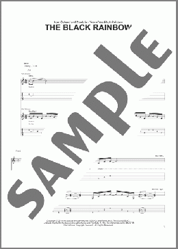 The Black Rainbow(Coheed And Cambria) 楽譜 ギター（ソロ） ダウンロード