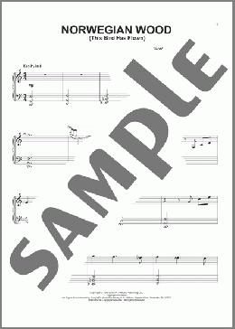 Norwegian Wood (This Bird Has Flown)(David Lanz/The Beatles) 楽譜 ピアノ（ソロ） ダウンロード