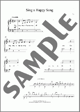 Sing A Happy Song(Carolyn Miller) 楽譜 ピアノ（ソロ） ダウンロード