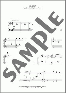 Jennie (Jennie Churchill Theme)(Andre Previn) 楽譜 その他 ダウンロード