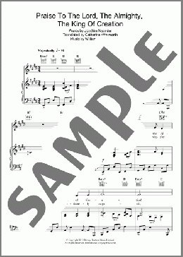 Praise The Lord, The Almighty, The King Of Creation(William Bennett) 楽譜 その他 ダウンロード