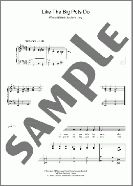 Like The Big Pots Do(George Formby) 楽譜 その他 ダウンロード